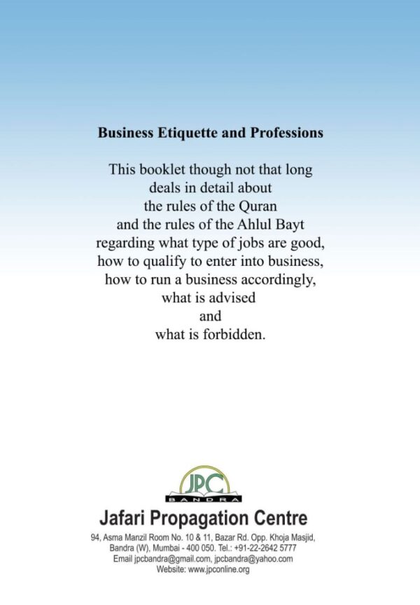 Business Etiquette & Professions